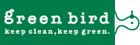 green bird